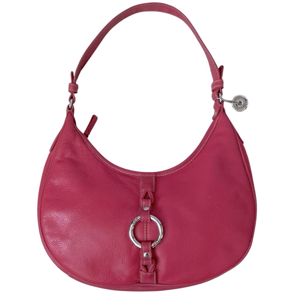 SAK Pink Y2K Leather Shoulder Bag